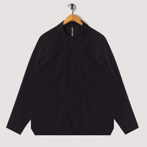 Mionn Insulated Overshirt - Black | Veilance | Peggs & Son.
