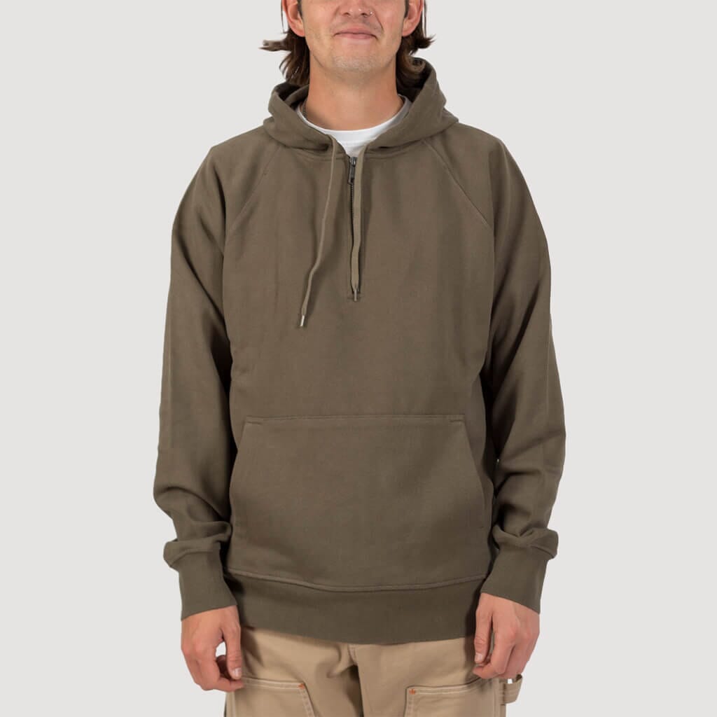 Dry Loopback Hoodie - Olive Leaf