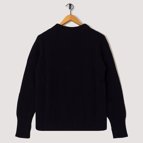 Navy Crewneck - Navy Blue | Andersen Andersen | Peggs & Son.