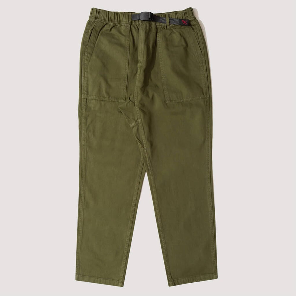 Loose Tapered Ridge Pant - Olive | Gramicci | Peggs & Son.