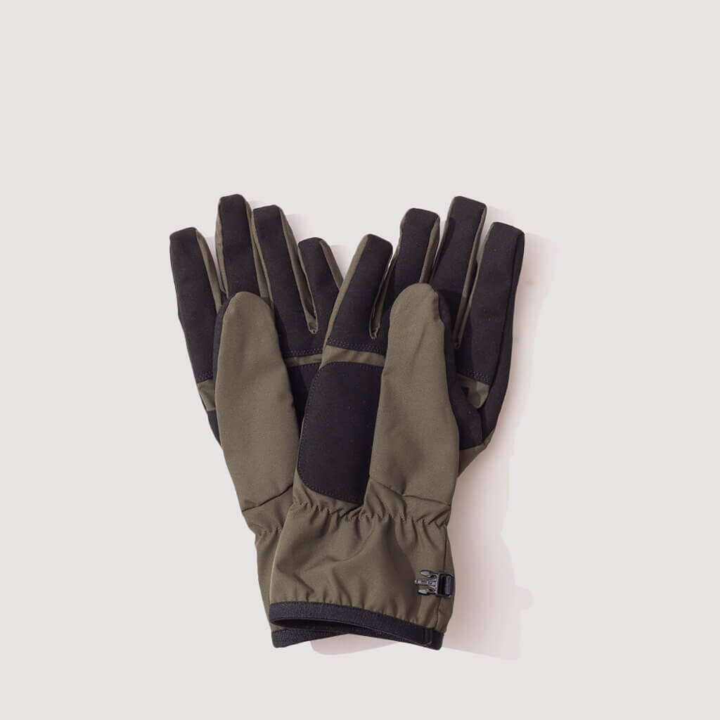 Polartec Gloves - Olive (V0058) | Stone Island Ghost | Peggs & Son.