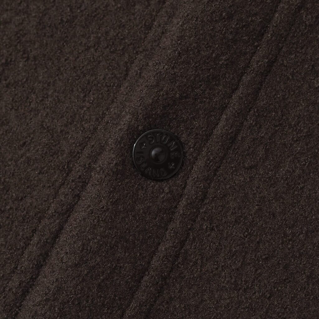 Wool Overshirt - Olive (V0058) | Stone Island | Peggs & Son.