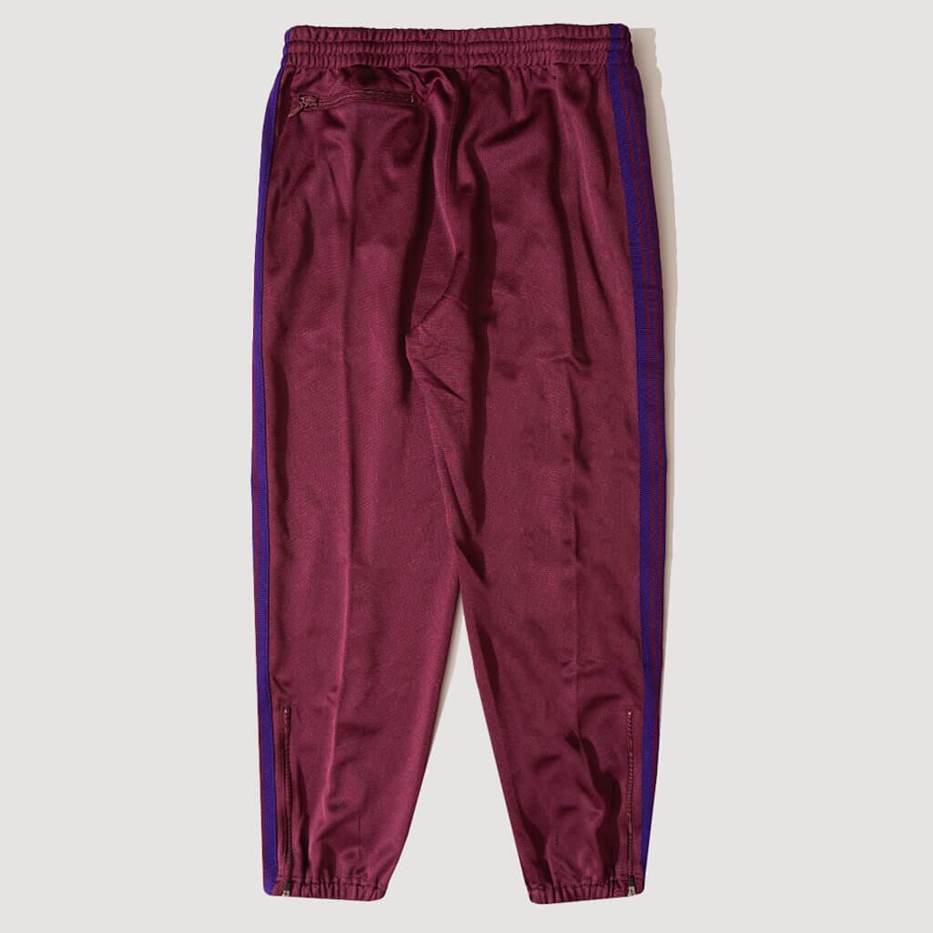 Poly Track Pant - Wine | Needles | Peggs & Son.